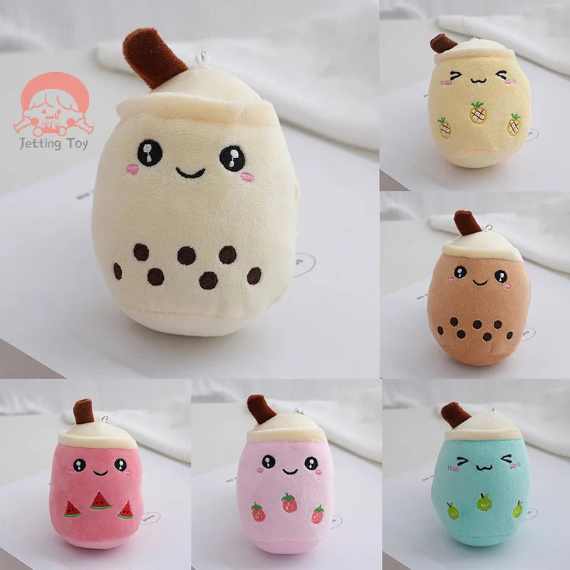 Kawaii Bubble Tea Plush Keychain