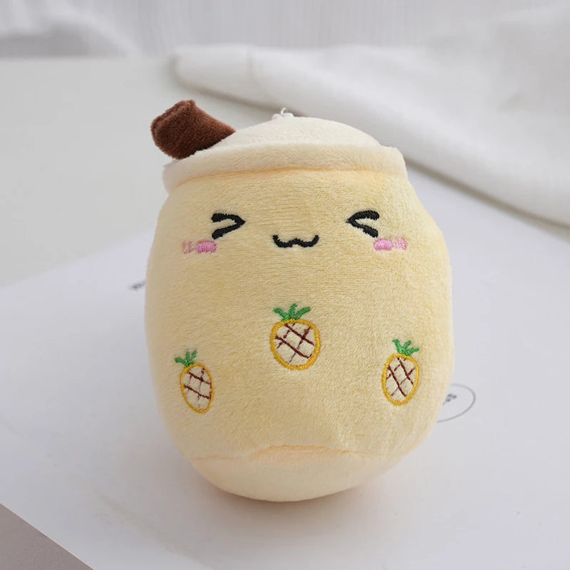 Kawaii Bubble Tea Plush Keychain
