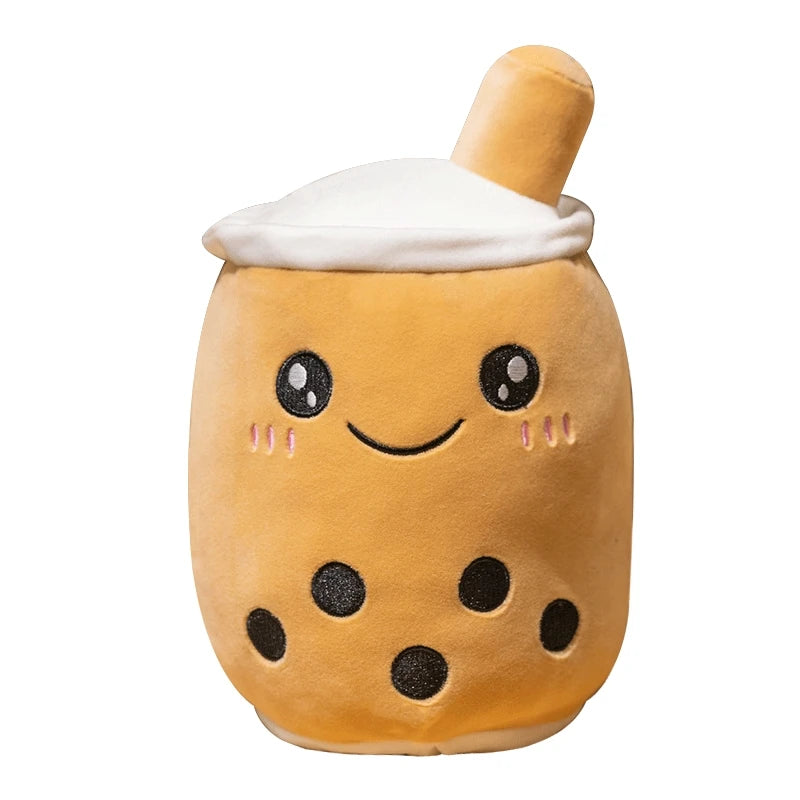 Reversible Boba Plush – Double-Sided Milk Tea Toy
