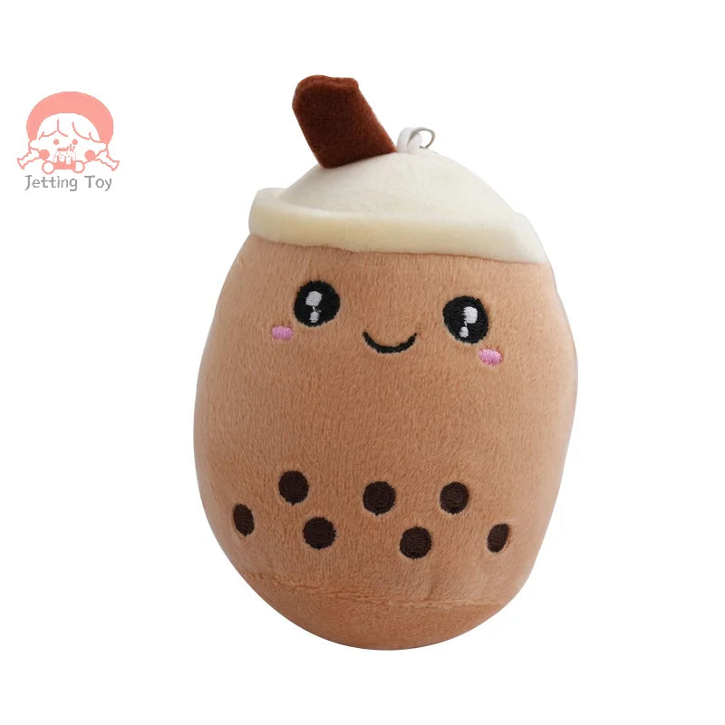 Kawaii Bubble Tea Plush Keychain