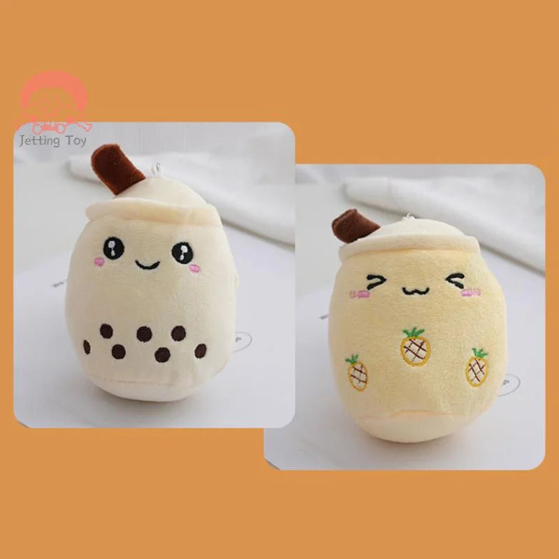 Kawaii Bubble Tea Plush Keychain