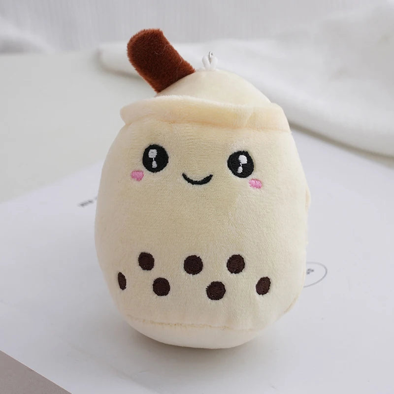 Kawaii Bubble Tea Plush Keychain
